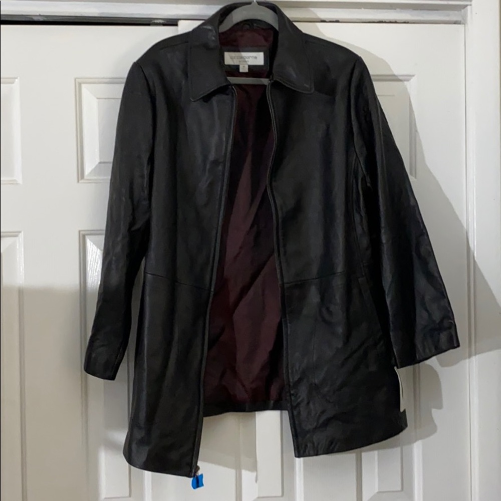 Leather jacket